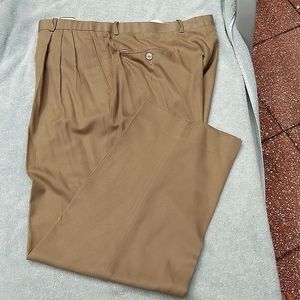 Silk Cotton Blend W36 Dress Pants